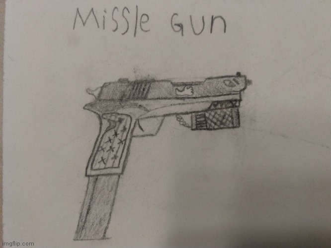 Mario bullet with an extended clip and a tactical flashlight | image tagged in drawings,guns,mario | made w/ Imgflip meme maker