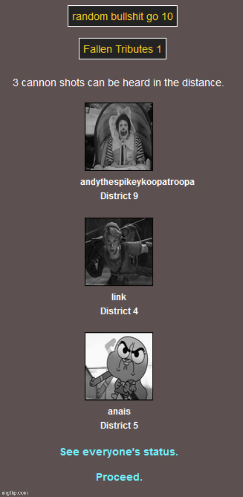 mado is not going to be happy | image tagged in hunger games | made w/ Imgflip meme maker