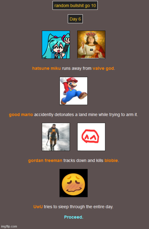 mario and blobie died | image tagged in hunger games | made w/ Imgflip meme maker
