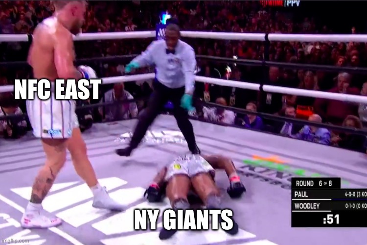 NFC EAST; NY GIANTS | made w/ Imgflip meme maker