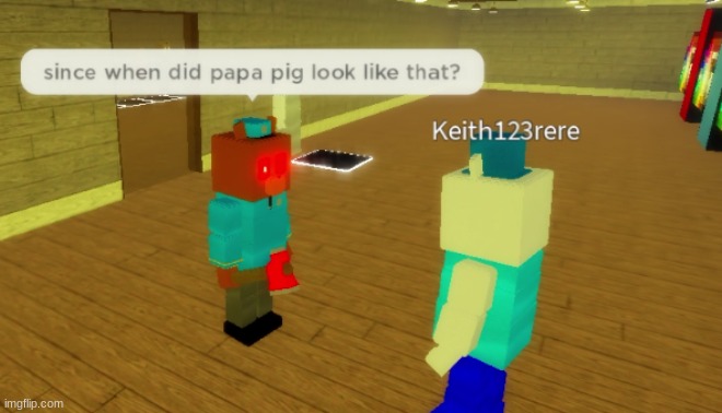 There is a piggtor amongst us. | image tagged in sus,roblox piggy | made w/ Imgflip meme maker
