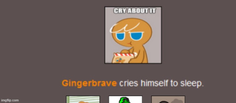 Gingerbrave are you okay- | made w/ Imgflip meme maker