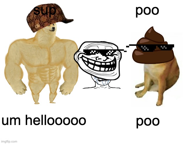Buff Doge vs. Cheems Meme - Imgflip