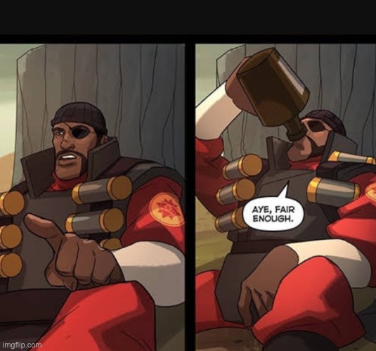 image tagged in demoman comic | made w/ Imgflip meme maker