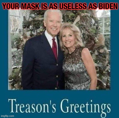 Your Mask Is As Useless As Biden | YOUR MASK IS AS USELESS AS BIDEN | image tagged in joe biden | made w/ Imgflip meme maker