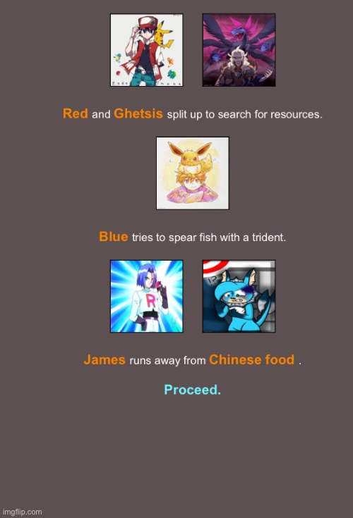 Blue wants to catch a Magikarp | made w/ Imgflip meme maker