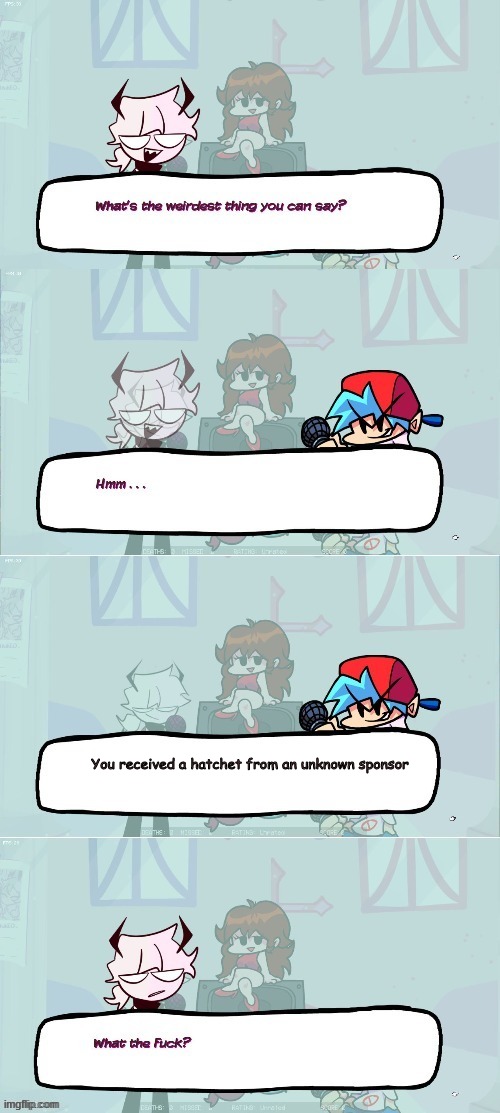 Selever | You received a hatchet from an unknown sponsor | image tagged in selever | made w/ Imgflip meme maker