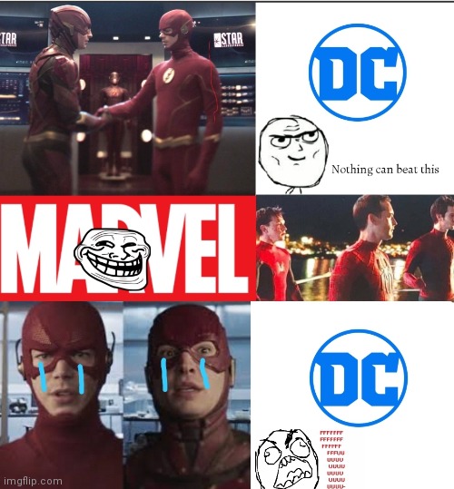 Marvel vs DC | image tagged in marvel comics,dc comics | made w/ Imgflip meme maker