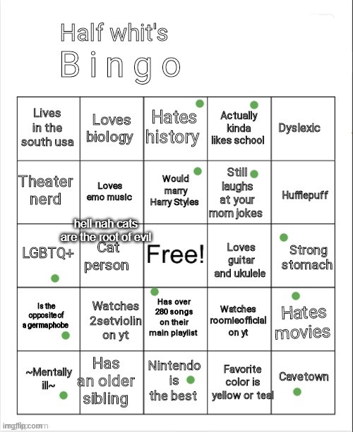 I don't think I'm dyslexic, I just can't read | hell nah cats are the root of evil | made w/ Imgflip meme maker