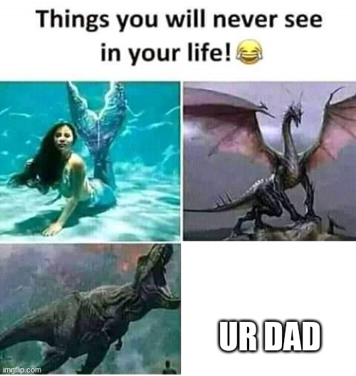 sorry | UR DAD | image tagged in things you will never see in your life | made w/ Imgflip meme maker