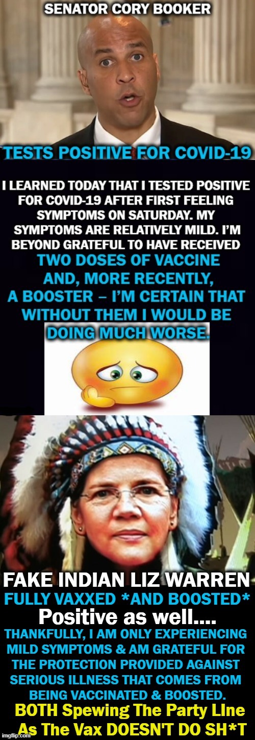 Does it make ANY SENSE to Forcibly Push & Mandate a Covid Jab That DOES  NOT WORK & THEY KNOW IT? | image tagged in politics,elizabeth warren,cory booker,vaxxed get covid,bububut mild symptoms,agenda | made w/ Imgflip meme maker