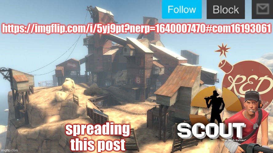 its from john | https://imgflip.com/i/5yj9pt?nerp=1640007470#com16193061; spreading this post | image tagged in scouts 4 announcement temp | made w/ Imgflip meme maker