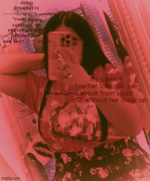 my science teacher looks lik sae byeok from squid game without her mask on | image tagged in am i hot or w h a t | made w/ Imgflip meme maker