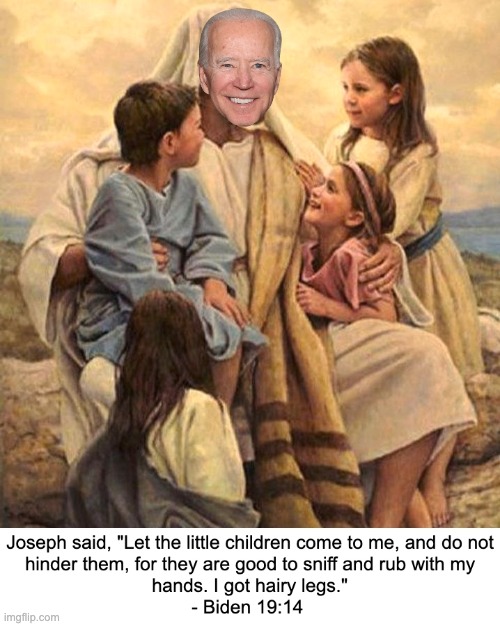 The good news of Biden | image tagged in joe biden,creepy joe biden | made w/ Imgflip meme maker