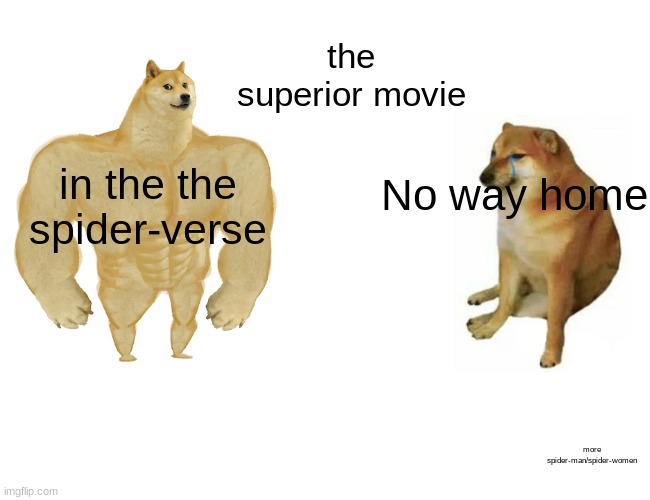 True Or Not | the superior movie; in the the spider-verse; No way home; more spider-man/spider-women | image tagged in memes,spiderman | made w/ Imgflip meme maker