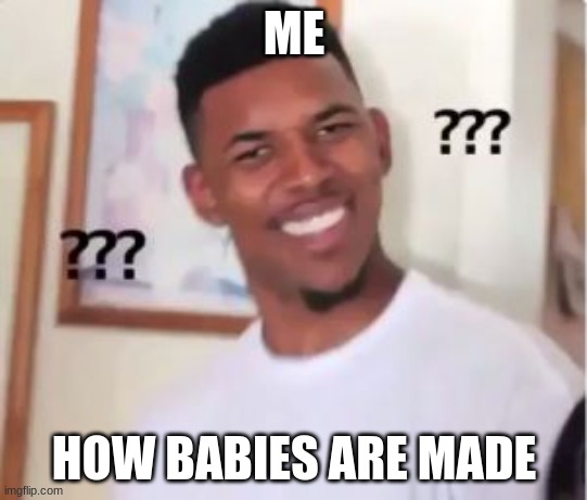 Nick Young | ME; HOW BABIES ARE MADE | image tagged in nick young | made w/ Imgflip meme maker