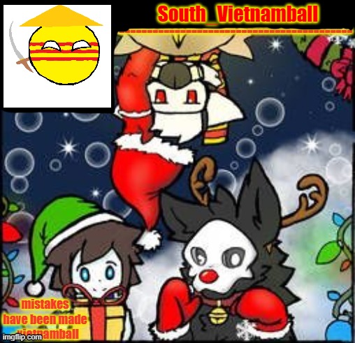 Back to reusing this temp. ( If you have a better image of South Vietnamball, please comment it. ) | South_Vietnamball | image tagged in southvietnamballs reused temp | made w/ Imgflip meme maker