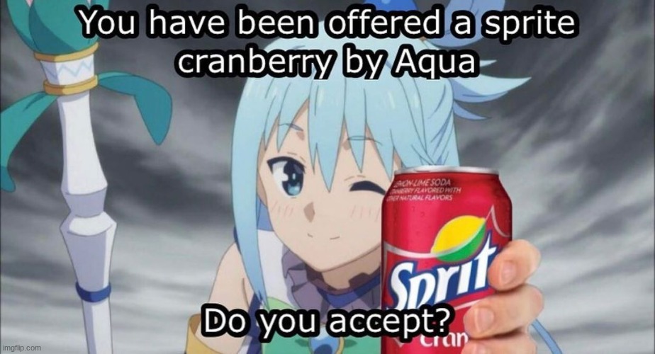 sprite cranbewwy | image tagged in sprite cranberry | made w/ Imgflip meme maker