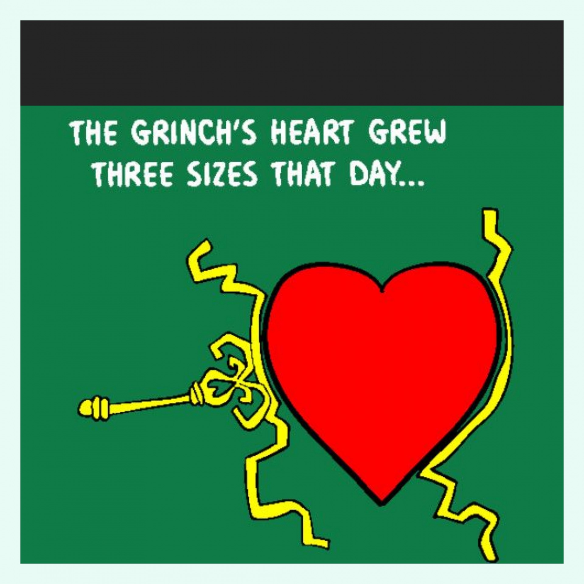 Grinch Heart Blank Meme Template