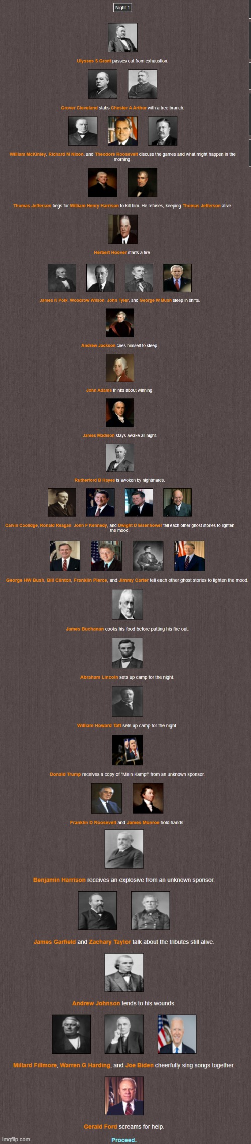 FDR x Monroe, Bush and Clinton become friends, and RIP Chester | made w/ Imgflip meme maker