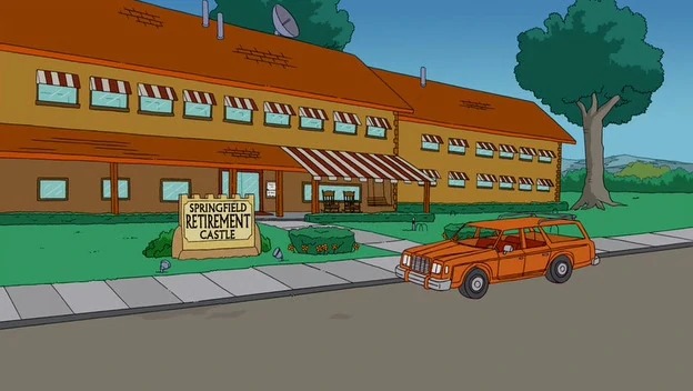 High Quality Simpsons Nursing Home Blank Meme Template