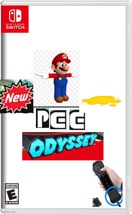 New pee odyssey (motion adapter needed) | image tagged in nintendo switch | made w/ Imgflip meme maker
