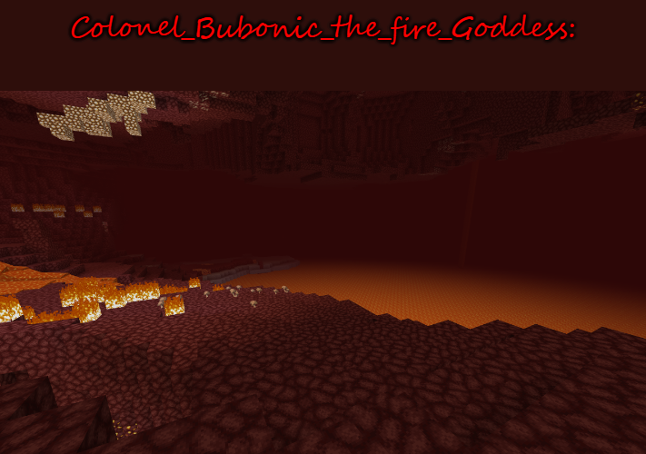 bubonic's minecraft nether temp by Josh/silverado boy Blank Meme Template