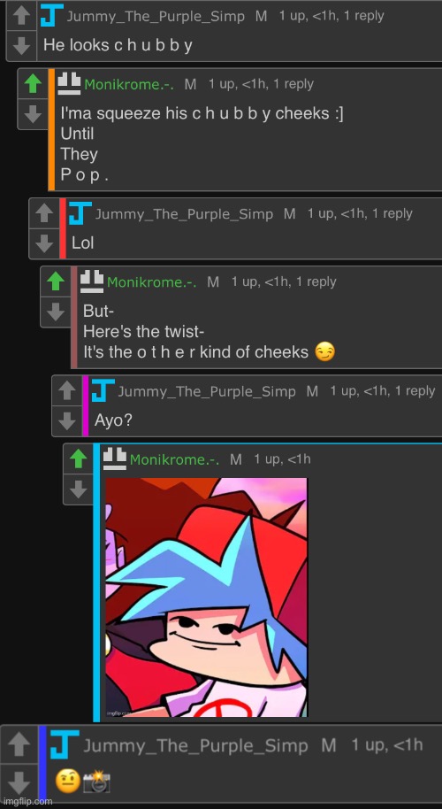 Catching Monikrome part 1 | made w/ Imgflip meme maker