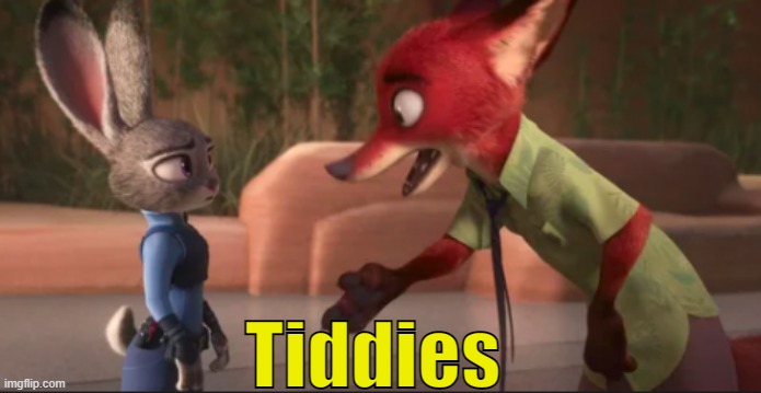 Nick x Judy | image tagged in tiddies zootopia | made w/ Imgflip meme maker