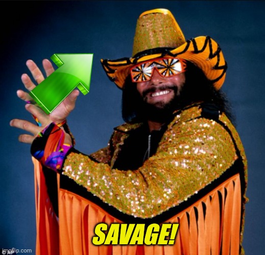 Macho man Randy savage | SAVAGE! | image tagged in macho man randy savage | made w/ Imgflip meme maker