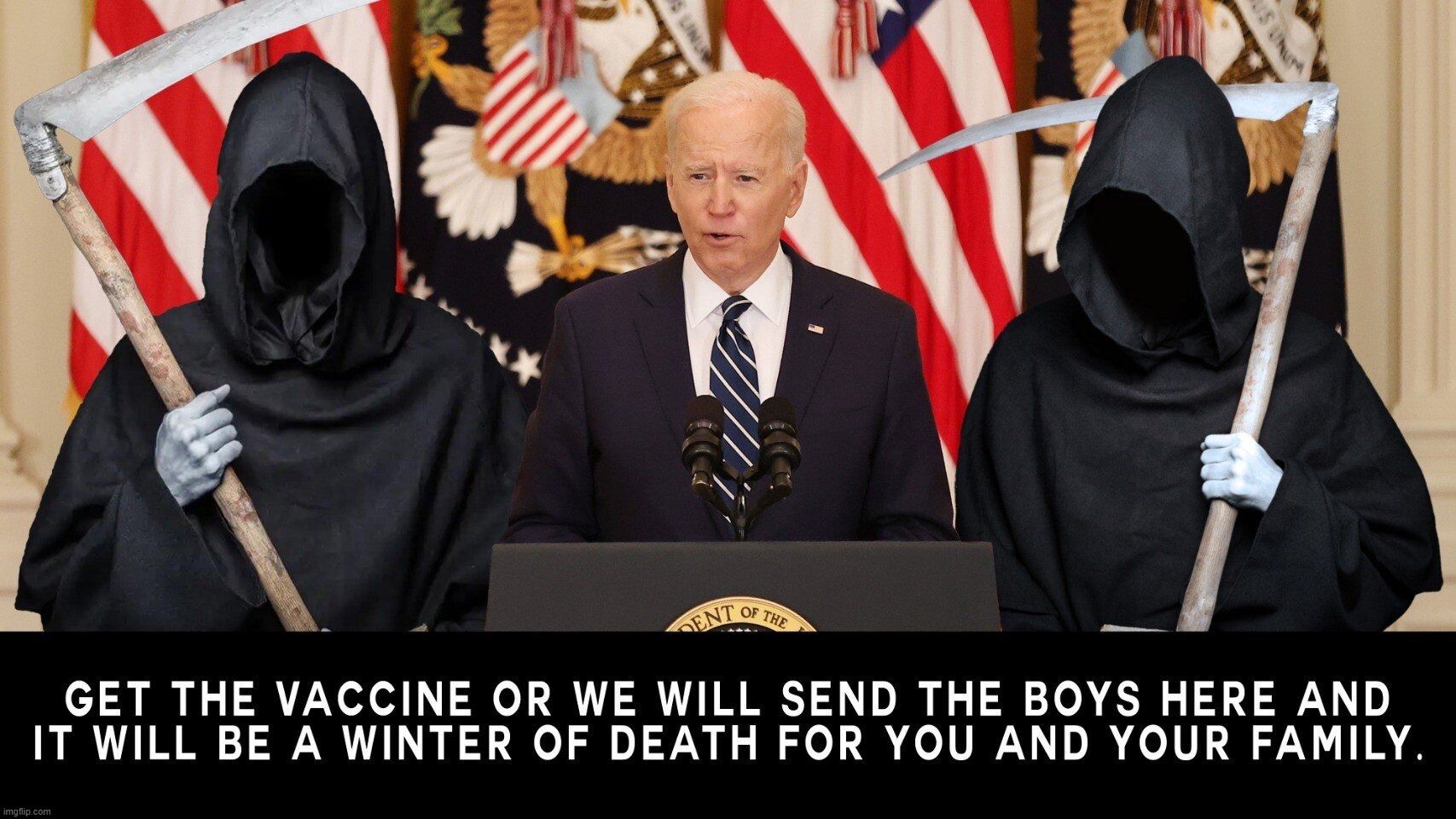 image tagged in biden,death,inflation,election fraud,tyranny,satanists | made w/ Imgflip meme maker