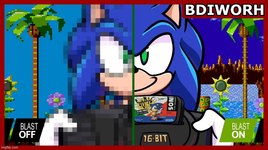 Sonic 1: Blastless (you should try it) | made w/ Imgflip meme maker