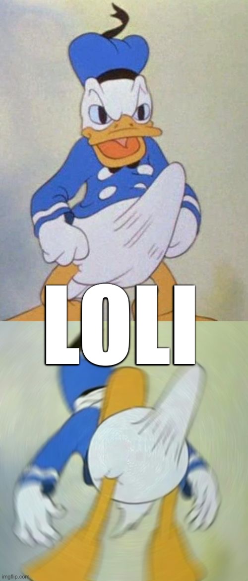 donald duck boner | LOLI | image tagged in donald duck boner | made w/ Imgflip meme maker