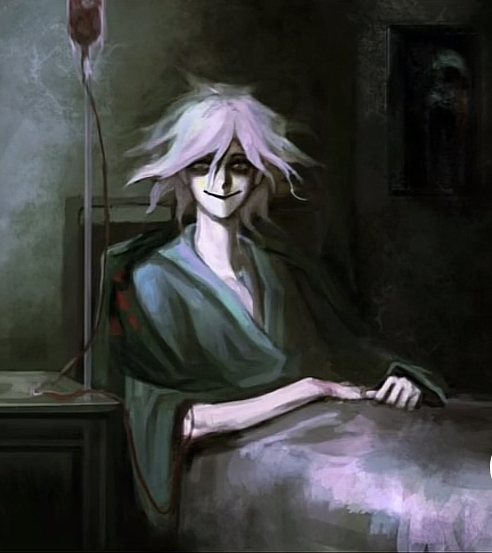 Nagito bein creepy Blank Meme Template