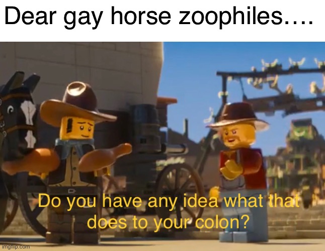 True story | Dear gay horse zoophiles…. | image tagged in funny | made w/ Imgflip meme maker