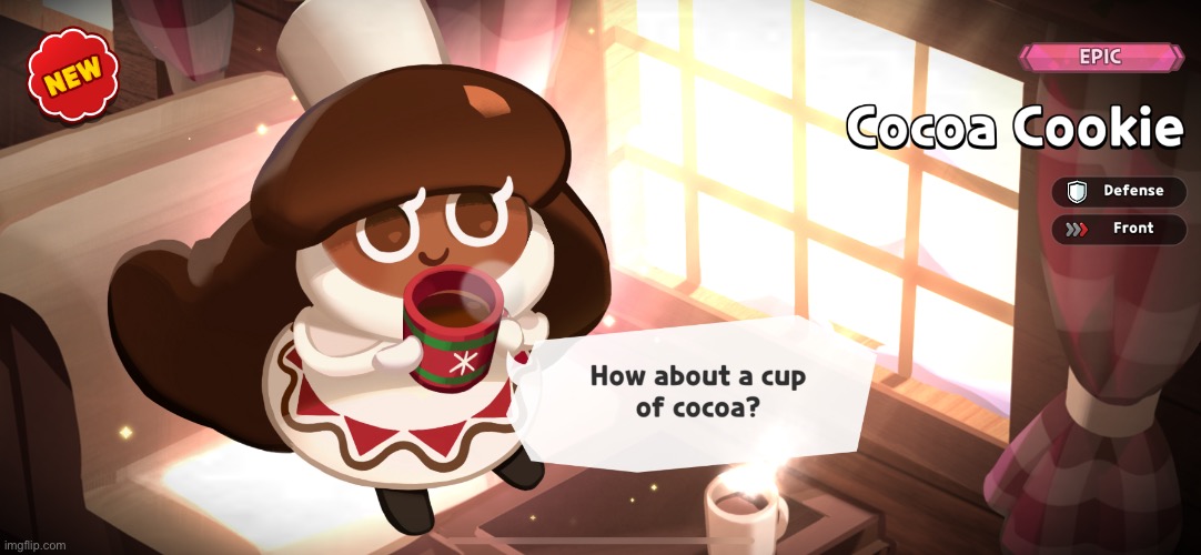 I got Cocoa Cookie | made w/ Imgflip meme maker