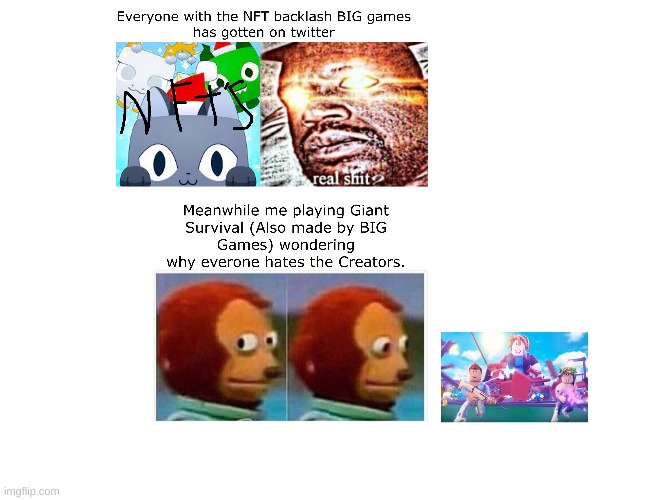 .-. | image tagged in nft,twitter,shit,roblox meme | made w/ Imgflip meme maker