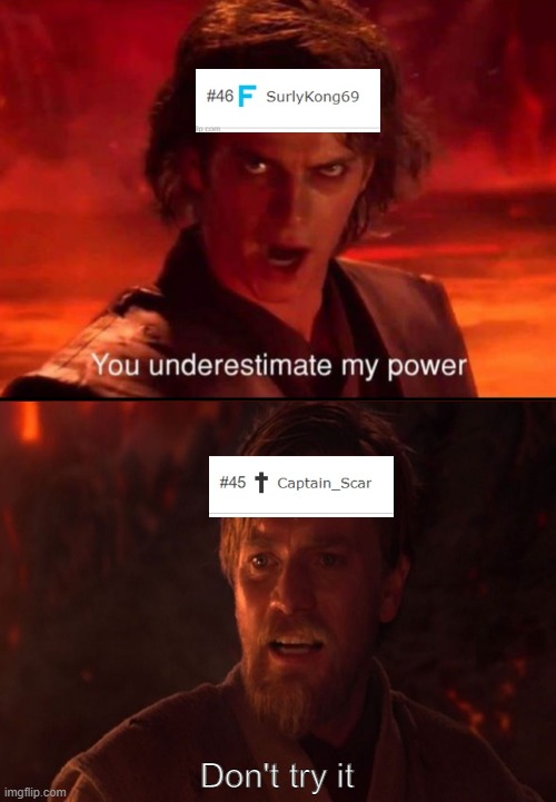 Things bout to get spicy bois | image tagged in obi wan vs anakin | made w/ Imgflip meme maker