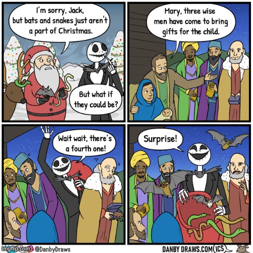 Nightmare before the birth of Christ | image tagged in memes,unfunny | made w/ Imgflip meme maker