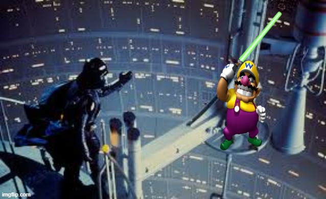 wario dies from darth vader while trying to fight him.mp3 | image tagged in wario dies,star wars,wario,memes,darth vader | made w/ Imgflip meme maker