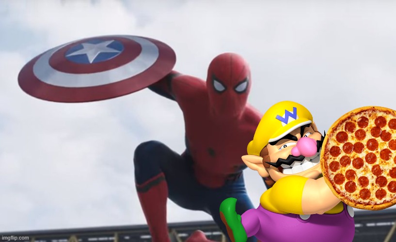 wario dies from spider-man after stealing his pizza and eats it.mp3 | image tagged in wario,wario dies,memes,spiderman,marvel | made w/ Imgflip meme maker