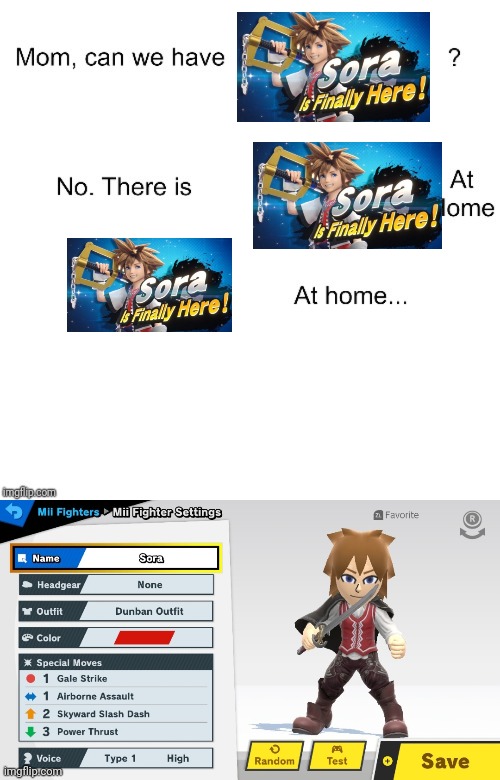 E | image tagged in mom can we have,kingdom hearts,super smash bros | made w/ Imgflip meme maker