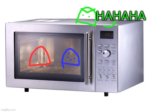 Microwave | HAHAHA | image tagged in microwave | made w/ Imgflip meme maker