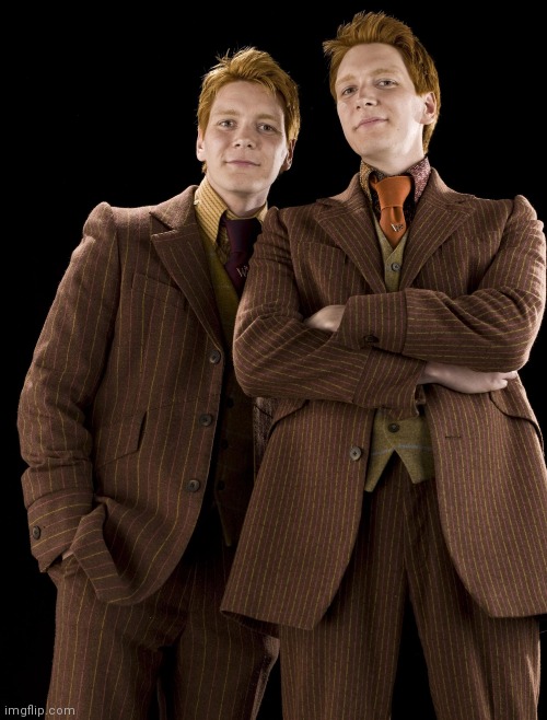 Fred & George Weasley | image tagged in fred george weasley | made w/ Imgflip meme maker