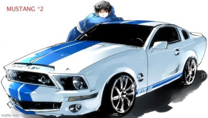 :O Roy with a Mustang?????????? | made w/ Imgflip meme maker
