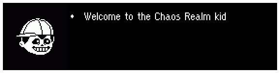 Welcome the the Chaos Realm kid Blank Meme Template