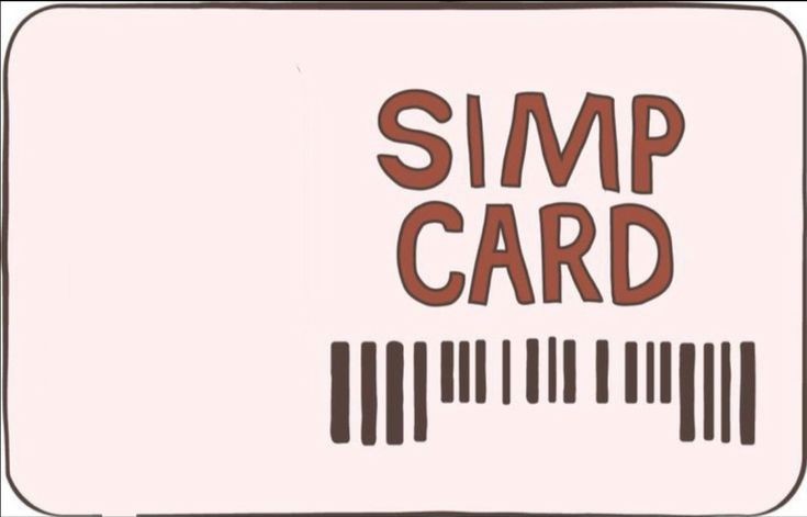 SIMP Card Blank Meme Template