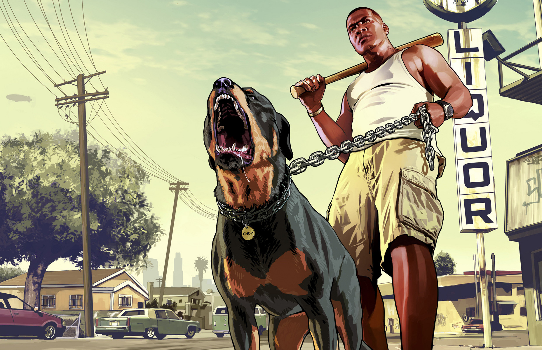 gta 5 franklin dog chop