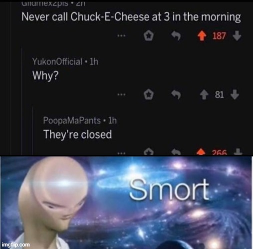 chunky cheese | image tagged in meme man smort,memes,chuck e cheese | made w/ Imgflip meme maker