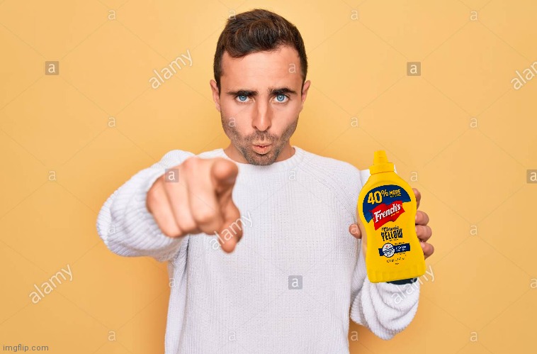 Mustard Man | image tagged in mustard man | made w/ Imgflip meme maker